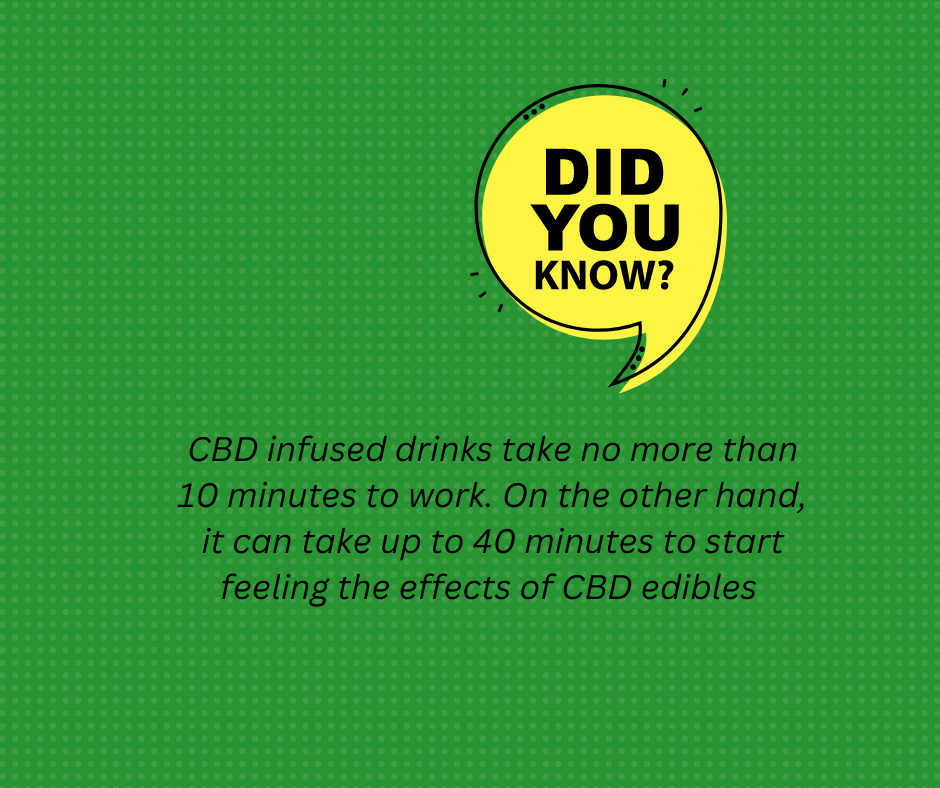 comparing cbd edibles and cbd drinks