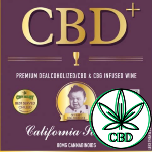 case of cbd sangria wine